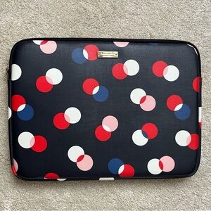 Kate Spade Polka Dot Laptop Case Bag-Navy Blue/Red/White/Pink-Americana-Classic